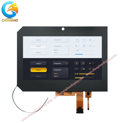 8 Inch Display Screen LVDS Interface 1280x720 TFT LCD With Capacitive Touch