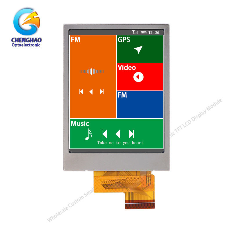 IPS Mcu 240x320 Dot TFT LCD Display 2.4" 300cd/m2 Tft Lcd Module