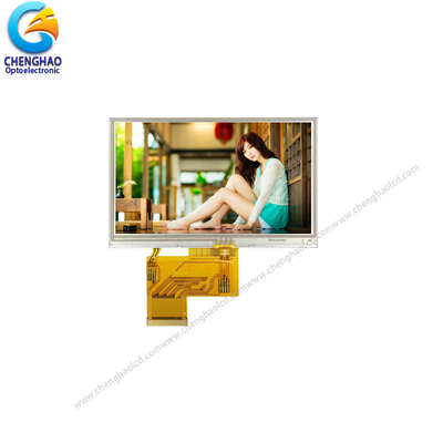 Module d'affichage à écran tactile résistif 480x272 de 4,3 pouces avec interface RVB