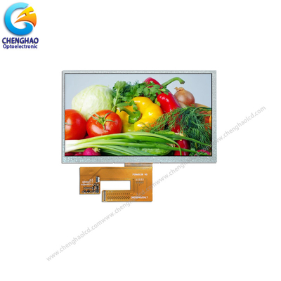 Écran LCD anti-éblouissement de 7 pouces à angle de vue complet Couleur RGB Panneau TFT avec LVDS