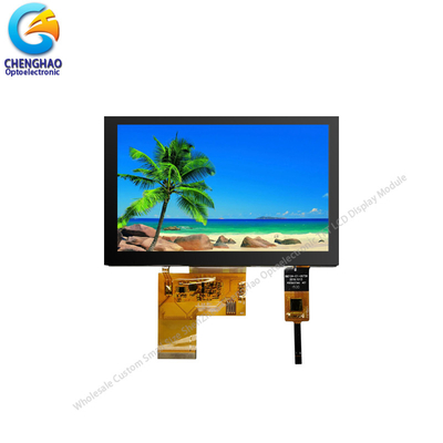 5Affichage couleur de 0,0 pouces 800x480 40 épingles TFT LCD capacitif avec écran tactile