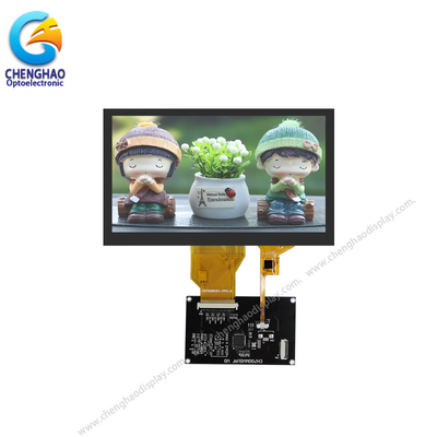 Module capacitif de l'écran tactile 50pin 7inch 800x480 Wvga de TFT LCD de catégorie médicale