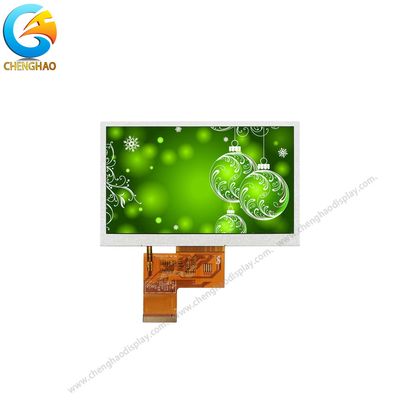 5,0 le moniteur 480*272 d'affichage à cristaux liquides d'intense luminosité de pouce 40pin pointille pour médical