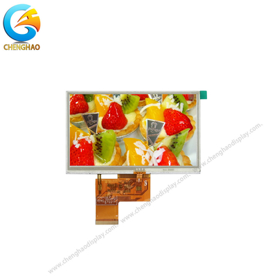 WQVGA TFT Crystal Display Module liquide 5 pouces avec l'écran tactile