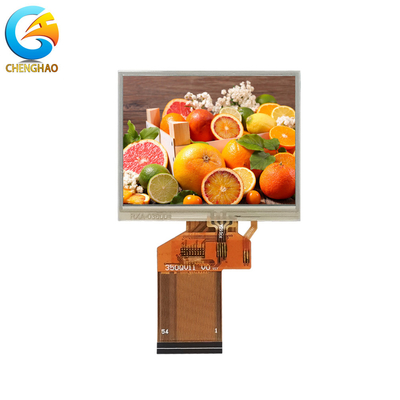 Pouce résistif 320*240 de l'écran tactile 3,5 d'angle de visualisation d'affichage libre de TFT LCD