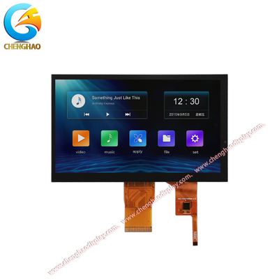 Écran LCD tactile capacitif de 7 pouces Résolution 1024x600 Affichage pour broche FPC Nombre 50 broches