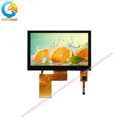 Écran tactile LCD de 4,3 pouces en mode affichage couleur 16M IPS /transmissif/ normalement noir