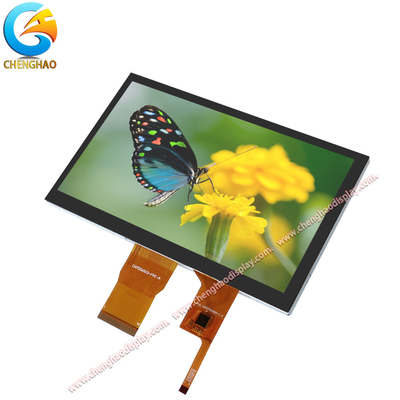 Écran tactile Tft LCD lisible par la lumière du soleil 1000cd/M2 Affichage couleur haute luminosité de 7 pouces