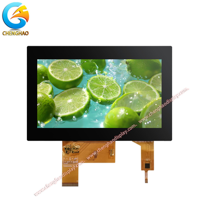 Lcd Tft industriel 7 pouces résolution 800x480 avec toucher capacitif