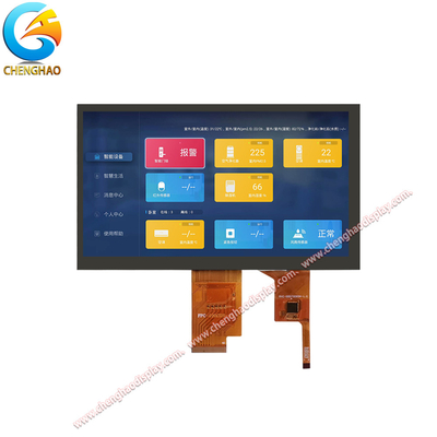 Affichage LCD tactile capacitif de 7 pouces 1024*600 Pour -20 ~ +70°C Température élevée
