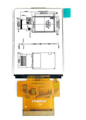 2.4 pouces IPS TFT Modules d'affichage LCD 4 lignes 8 bits Interface RVB