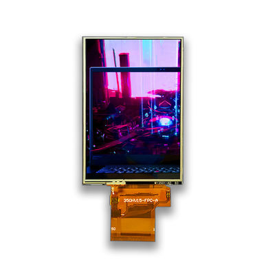 SPI 3,5 pouces RTP 280cd/m2 Affichage LCD résistif 16 18 bits