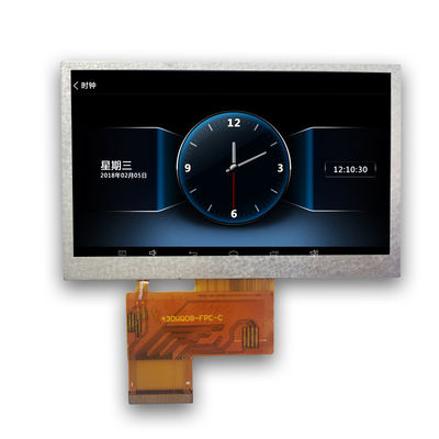 40 épingles 480x272 TN Module LCD TFT à transmission Blanc RGB 4,3
