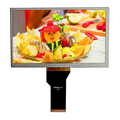800x480 Matrix Dots TFT LCD Moniteur 12 O'Clock 24 Bits RGB 250nits