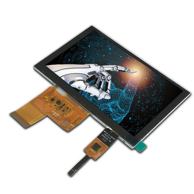 Module d'affichage tactile LCD ISO9001 800x480 RGB 40 broches Connecteur FPC
