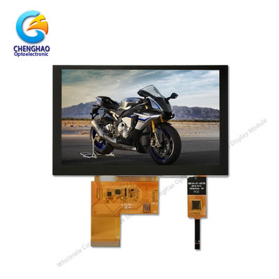 Écran tactile LCD capacitif ISO9001 de 5 pouces avec interface RGB