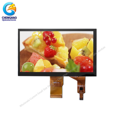 Écran tactile LCD petit de 7 pouces 800*480 avec panneau tactile capacitif