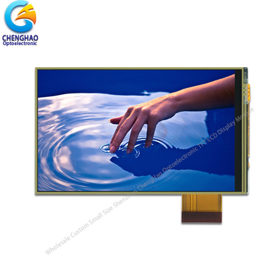 300 cd/m2 Affichage LCD résistif 480×854 IPS Transmissif avec Rtp