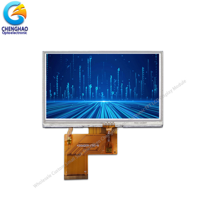 Module d'affichage LCD TFT de 230 cd/m2 480x272 points4,3 pouces FPC sans halogène
